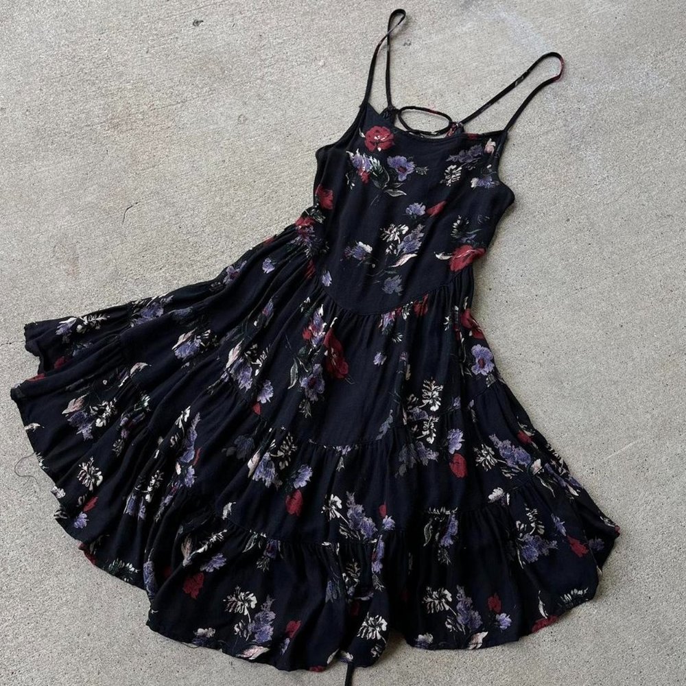 Free People Women's Black and White Dress